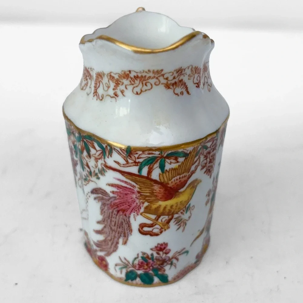VTG Royal Crown Derby Olde Avesbury Bone China Miniature Creamer England XIV